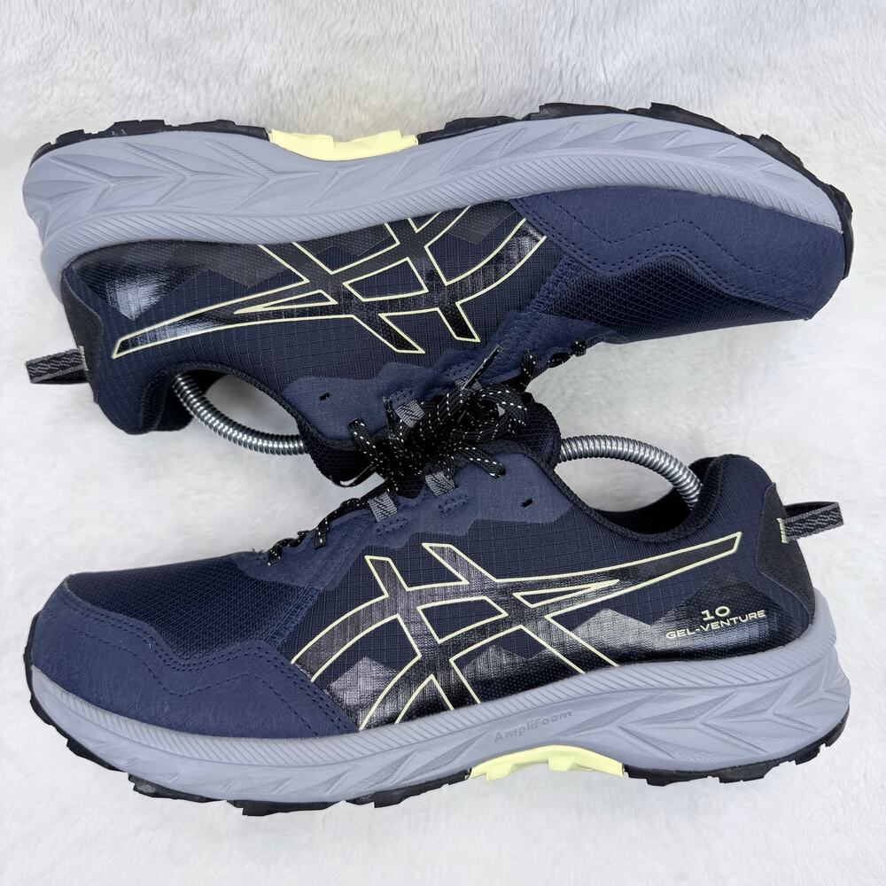 ASICS Gel Venture 10 Mens Trail Running Shoes Navy Size 11.5 1011B967 Shoe - Picture 6 of 10